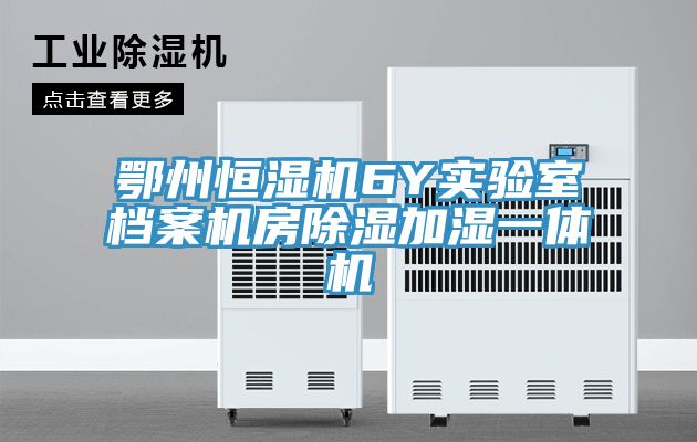 鄂州恒湿机6Y实验室档案机房除湿加湿一体机