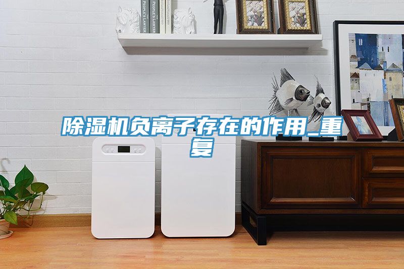 除湿机负离子存在的作用_重复