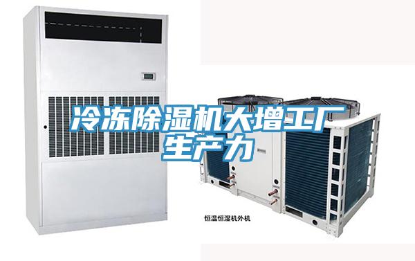 冷冻除湿机大增工厂生产力