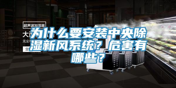 为什么要安装中央除湿新风系统？危害有哪些？