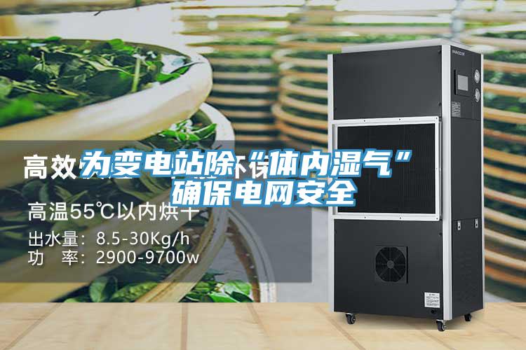 为变电站除“体内湿气” 确保电网安全