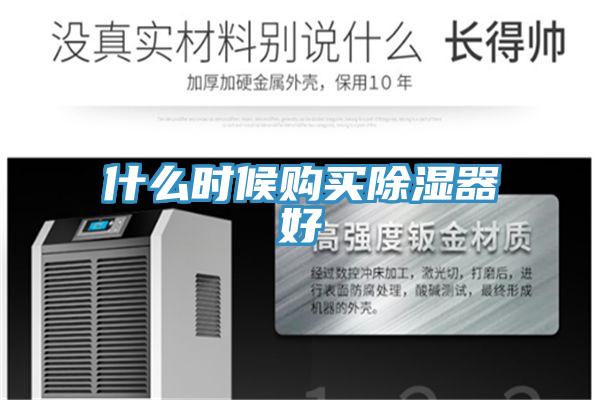 什么时候购买除湿器好