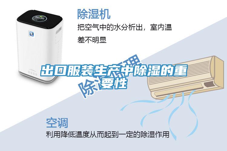 出口服装生产中除湿的重要性