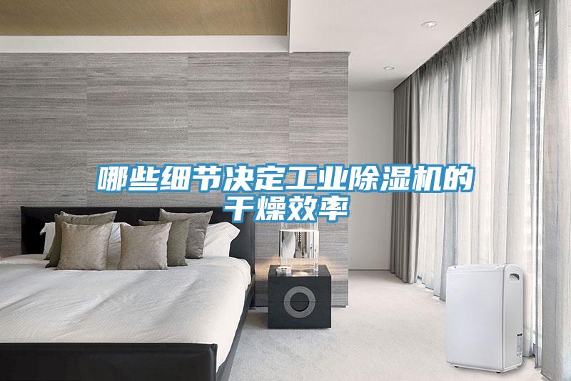 哪些细节决定工业除湿机的干燥效率